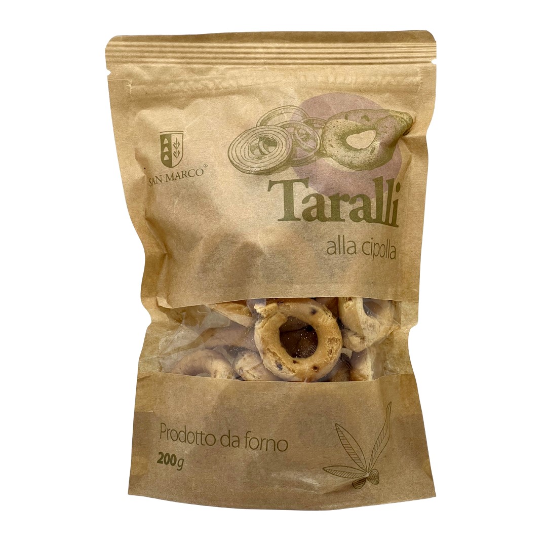 Taralli pugliesi alla cipolla - 200 g